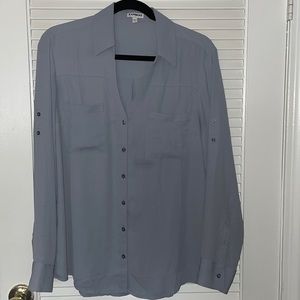 Slate grey blouse